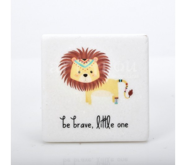 Μάρμαρο Boho ζωάκια λιονταράκι